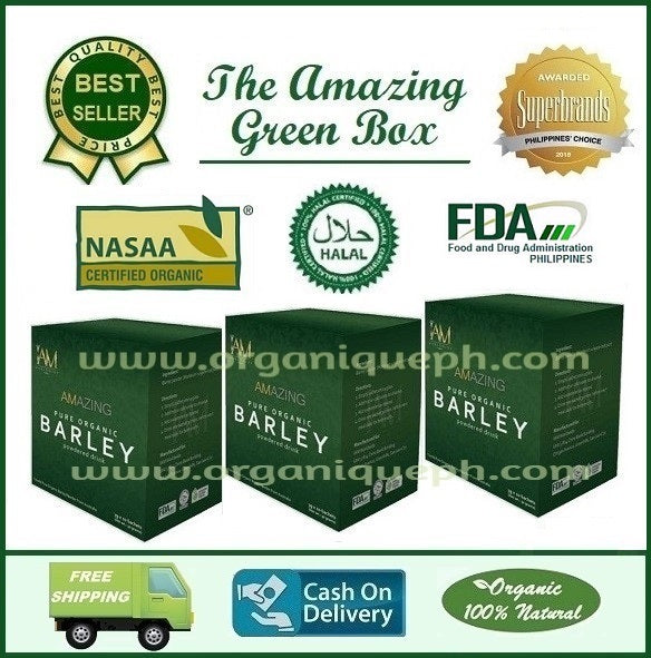 Amazing Pure Organic Barley Powder (3 Boxes) - Organico