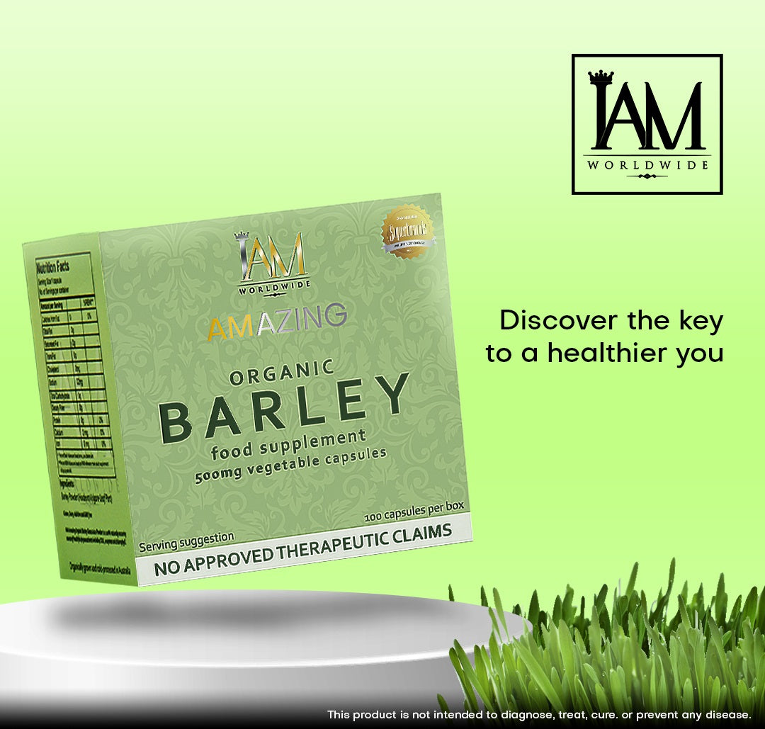 Amazing Pure Organic Barley Capsules (1 Box)