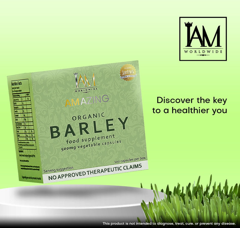 Organic Pure Barley Capsules - Organico