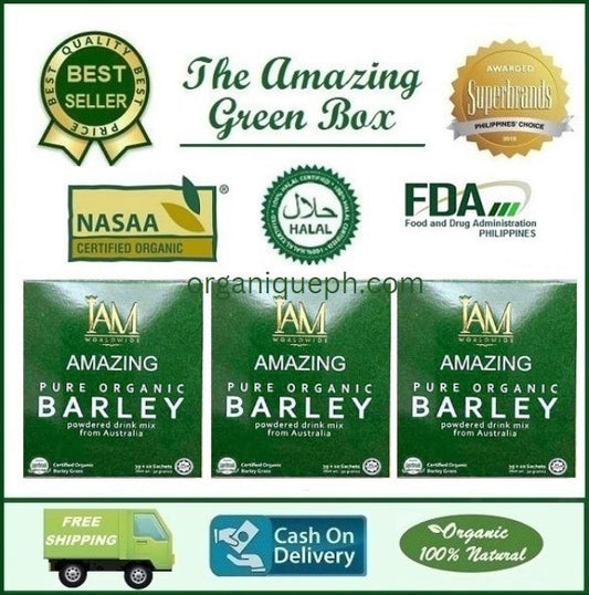 Amazing Pure Organic Barley Powder (3 Boxes)