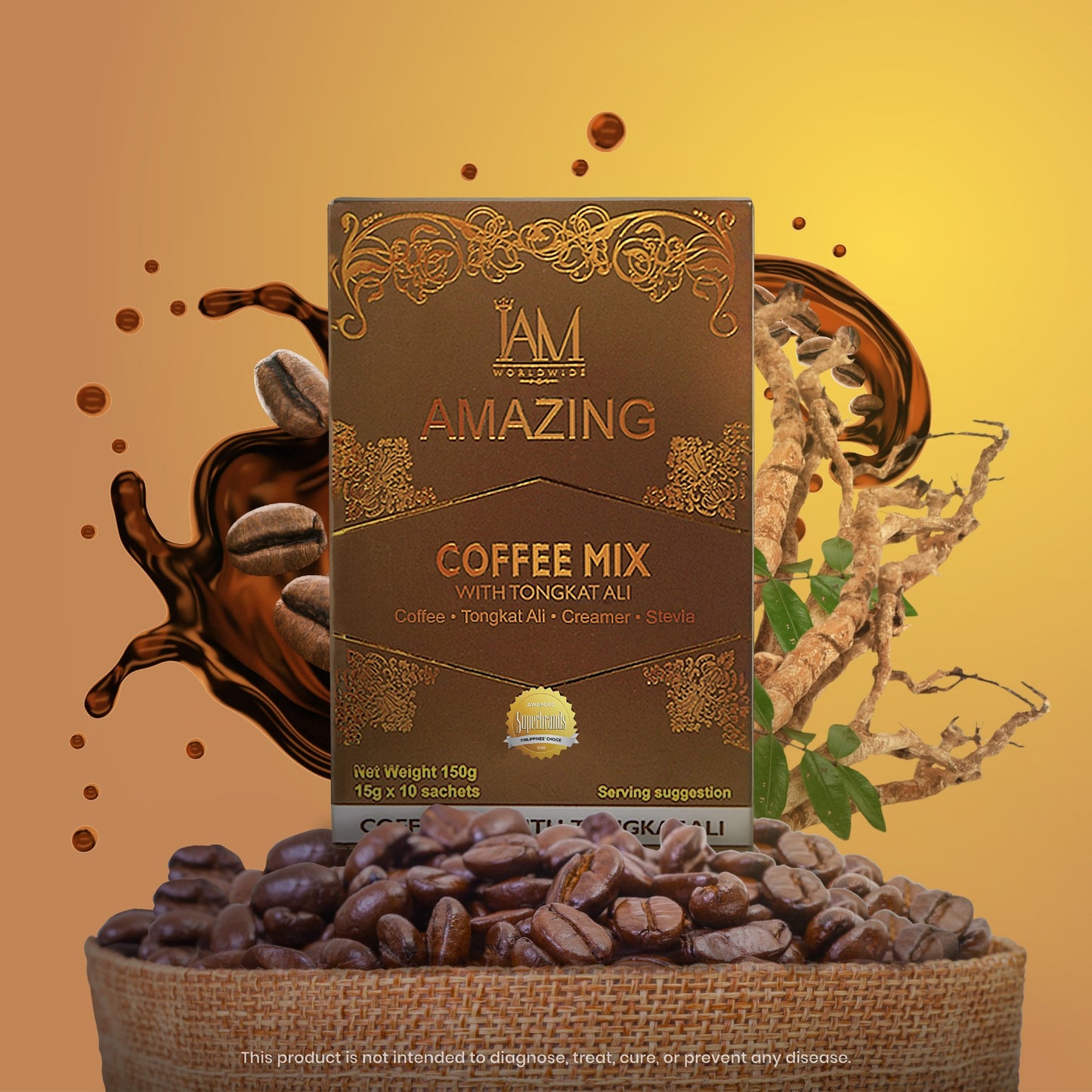 Amazing Coffee Mix with Tongkat-Ali (1 Box)