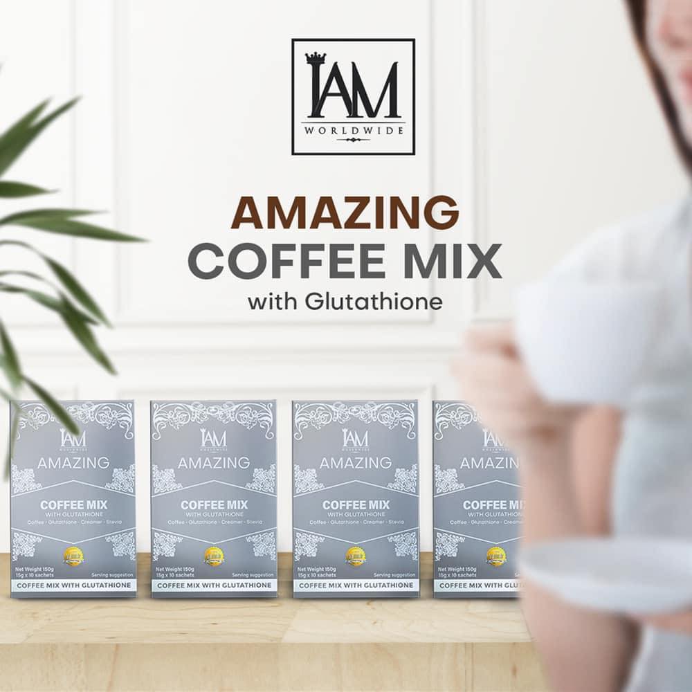 Amazing Coffee Mix with Glutathione (1 Box)