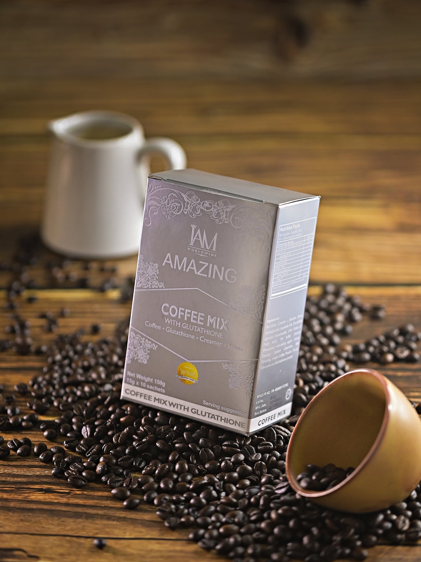 Amazing Coffee Mix with Glutathione (1 Box)